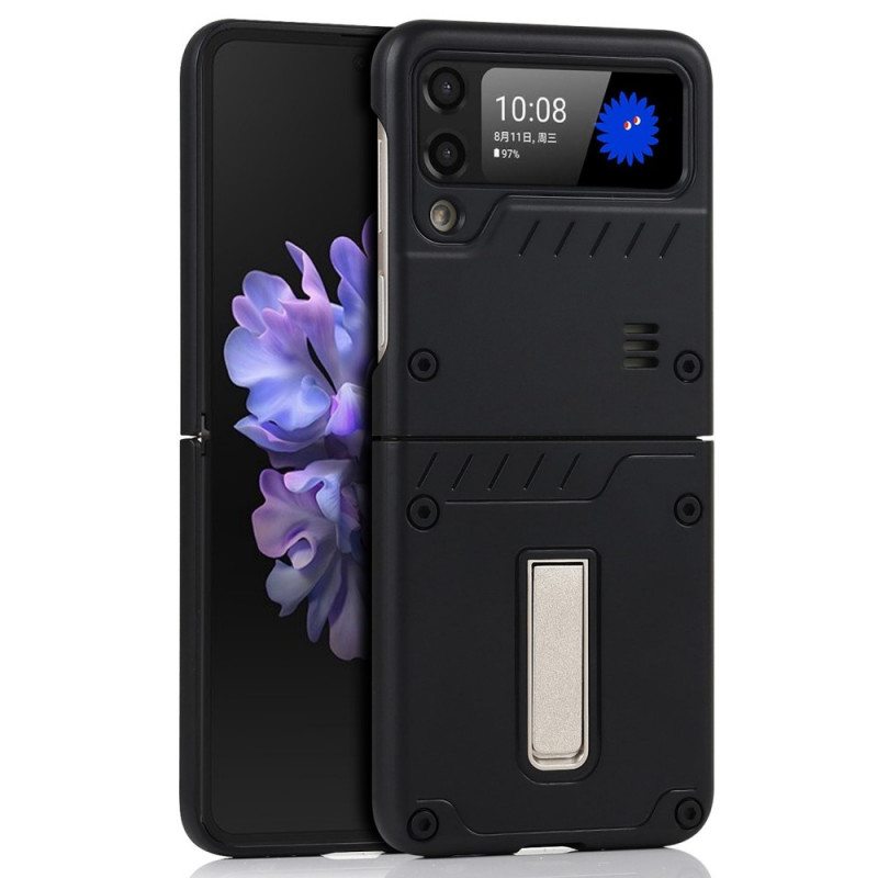 Kuori Samsung Galaxy Z Flip 3 5G Kotelot Flip Yhdistä Jalustan Kanssa