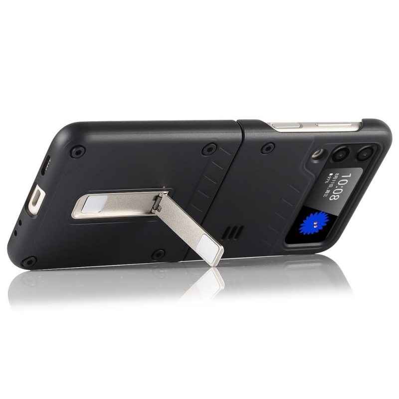 Kuori Samsung Galaxy Z Flip 3 5G Kotelot Flip Yhdistä Jalustan Kanssa