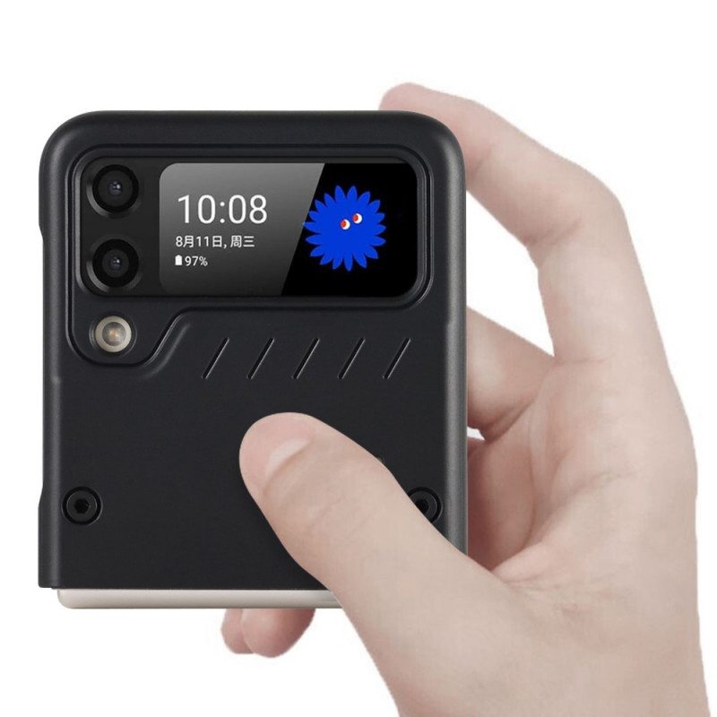 Kuori Samsung Galaxy Z Flip 3 5G Kotelot Flip Yhdistä Jalustan Kanssa