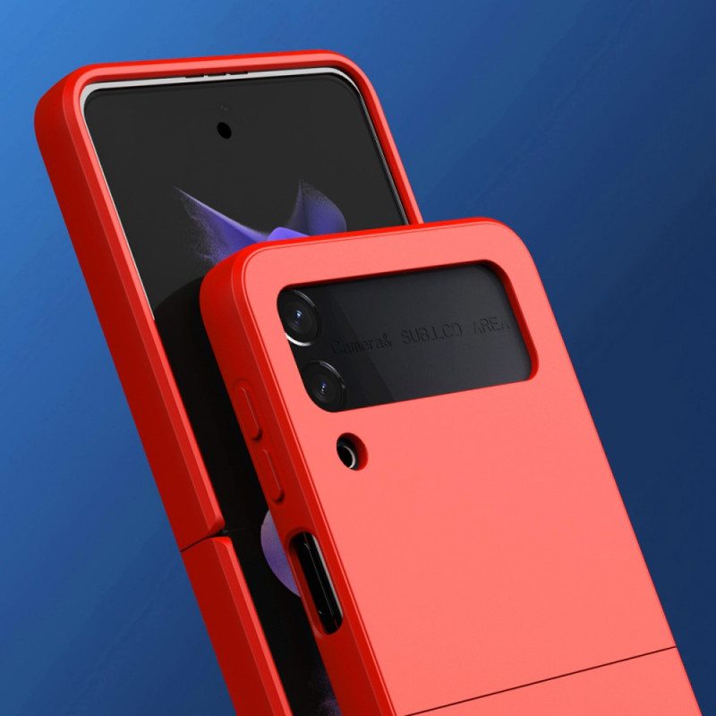 Kuori Samsung Galaxy Z Flip 3 5G Kotelot Flip Yhdistä Rengastuen Kanssa