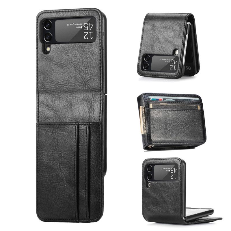 Kuori Samsung Galaxy Z Flip 3 5G Lompakkokuori Kotelot Flip Tyylikäs Nahkalompakko