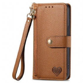 Kotelot Xiaomi Redmi Note 15 Pro Plus 5g Puhelinkuoret Rfid-suojattu Sydänkuvio