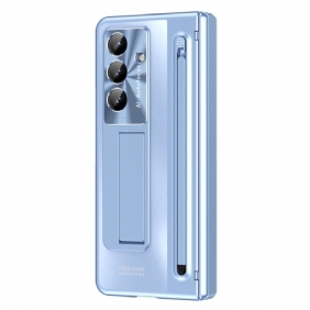 Kuori Samsung Galaxy Z Fold 7 Metallinen Jalusta Ja Näytönsuoja