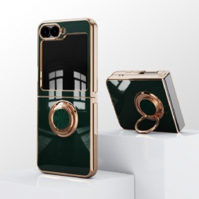 Kuori Samsung Galaxy Z Flip 7 Fe Kiiltävä Viimeistely Sormuspidikkeellä