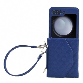 Kuori Samsung Galaxy Z Flip 7 Fe Korttikotelo Ja Hihna