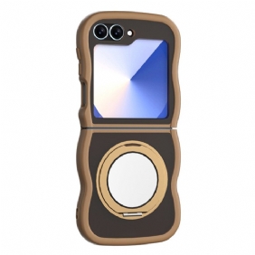 Kuori Samsung Galaxy Z Flip 7 Fe Pyörivä Jalusta Ja Sisäänrakennettu Peili