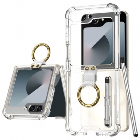 Kuori Samsung Galaxy Z Flip 7 Fe Sormuskotelo Ja Kynä