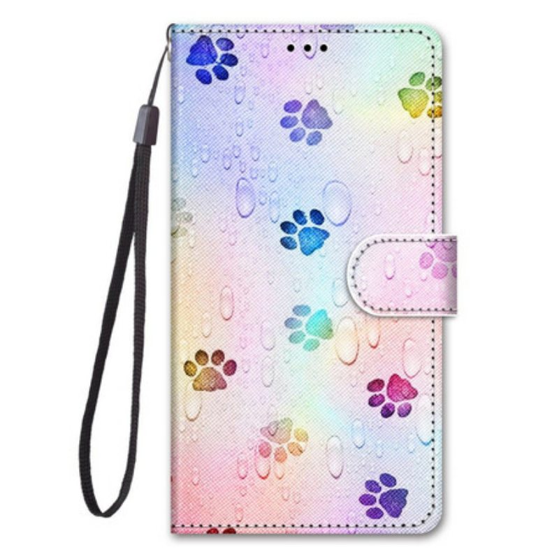 Flip Case Xiaomi Mi 10T Lite Kissan Jäljet