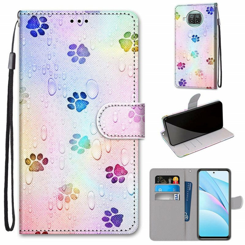 Flip Case Xiaomi Mi 10T Lite Kissan Jäljet