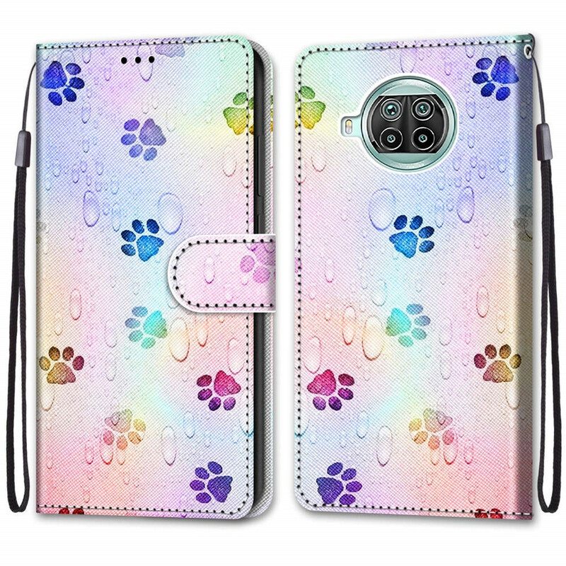 Flip Case Xiaomi Mi 10T Lite Kissan Jäljet