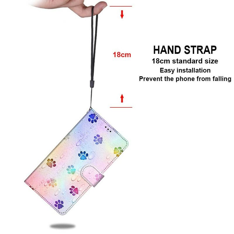 Flip Case Xiaomi Mi 10T Lite Kissan Jäljet