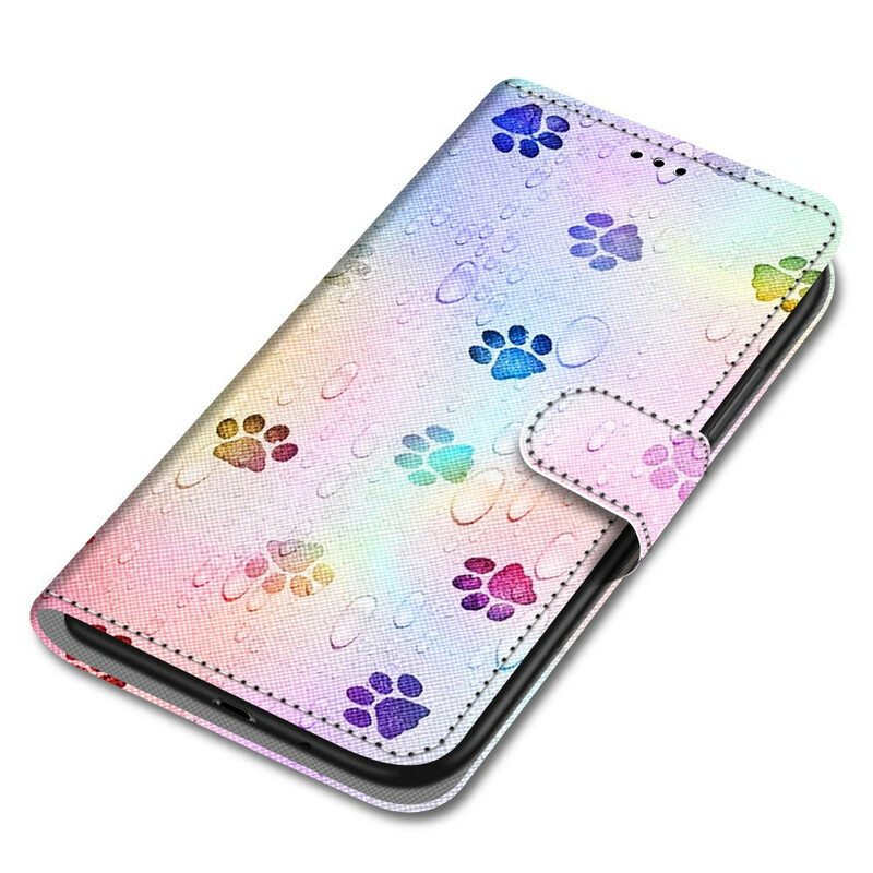 Flip Case Xiaomi Mi 10T Lite Kissan Jäljet