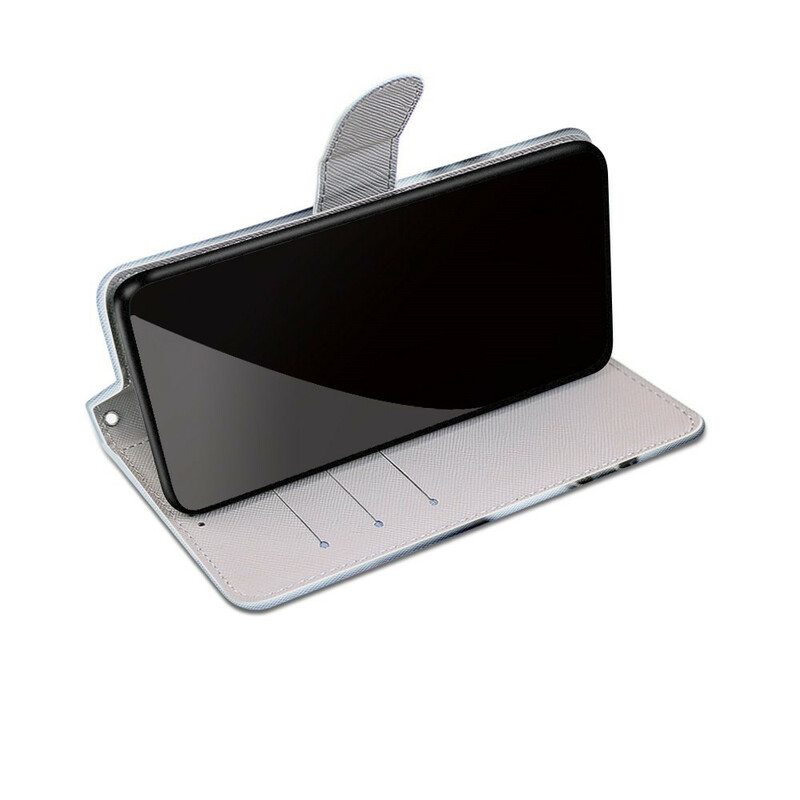 Flip Case Xiaomi Mi 10T Lite Suojaketju Kuori Strappy Kitten