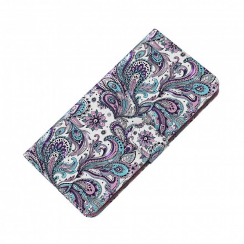Flip Case Xiaomi Mi 10T Lite Vaaleita Kukkakuvioita