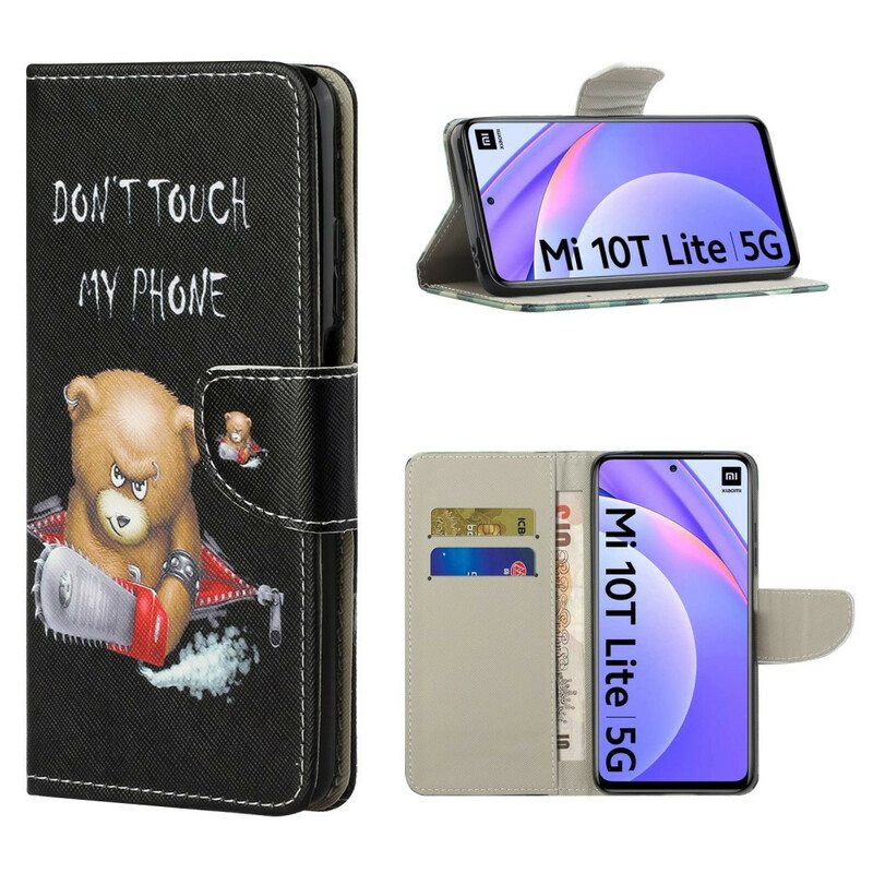 Flip Case Xiaomi Mi 10T Lite Vaarallinen Karhu