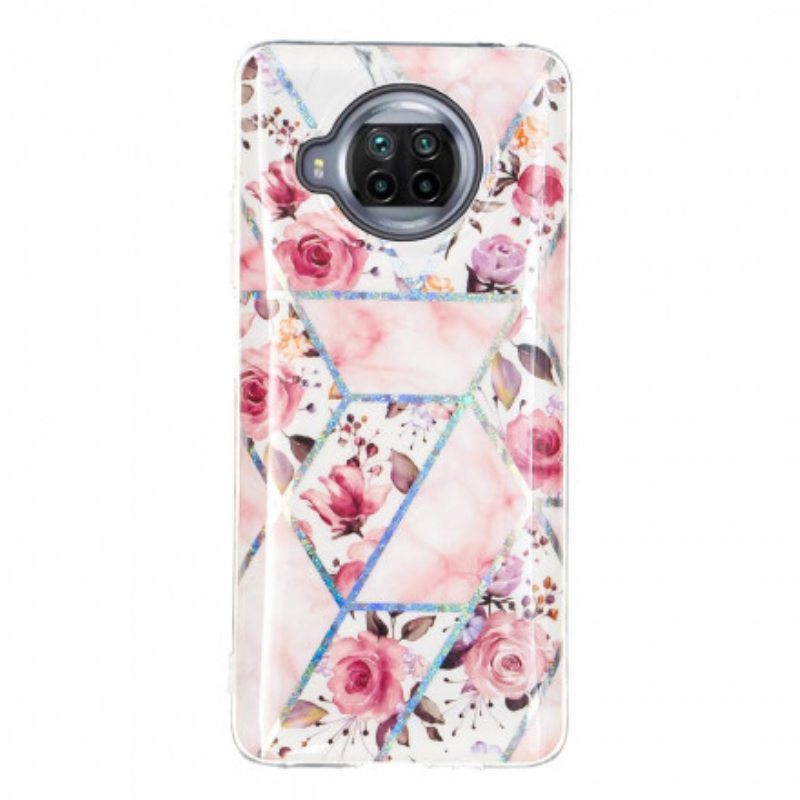 Kuori Xiaomi Mi 10T Lite Marmoroidut Kukat