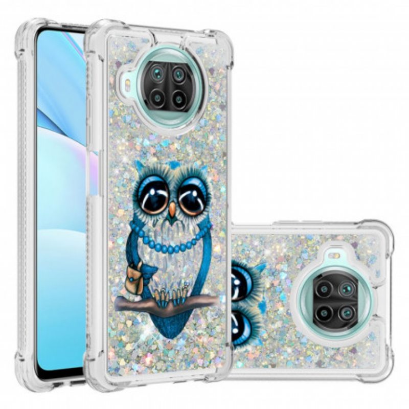 Kuori Xiaomi Mi 10T Lite Neiti Owl Sequins