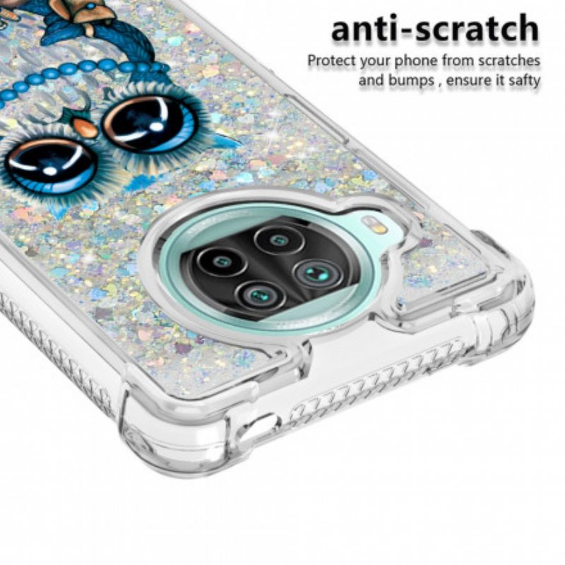 Kuori Xiaomi Mi 10T Lite Neiti Owl Sequins