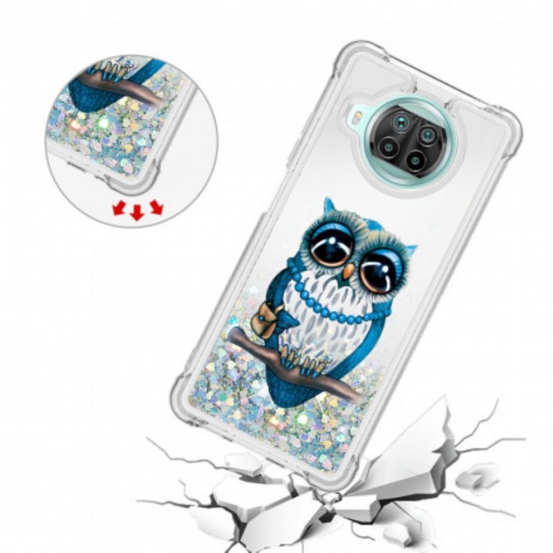 Kuori Xiaomi Mi 10T Lite Neiti Owl Sequins
