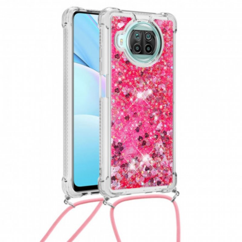 Kuori Xiaomi Mi 10T Lite Paljetteja Kiristysnyörillä