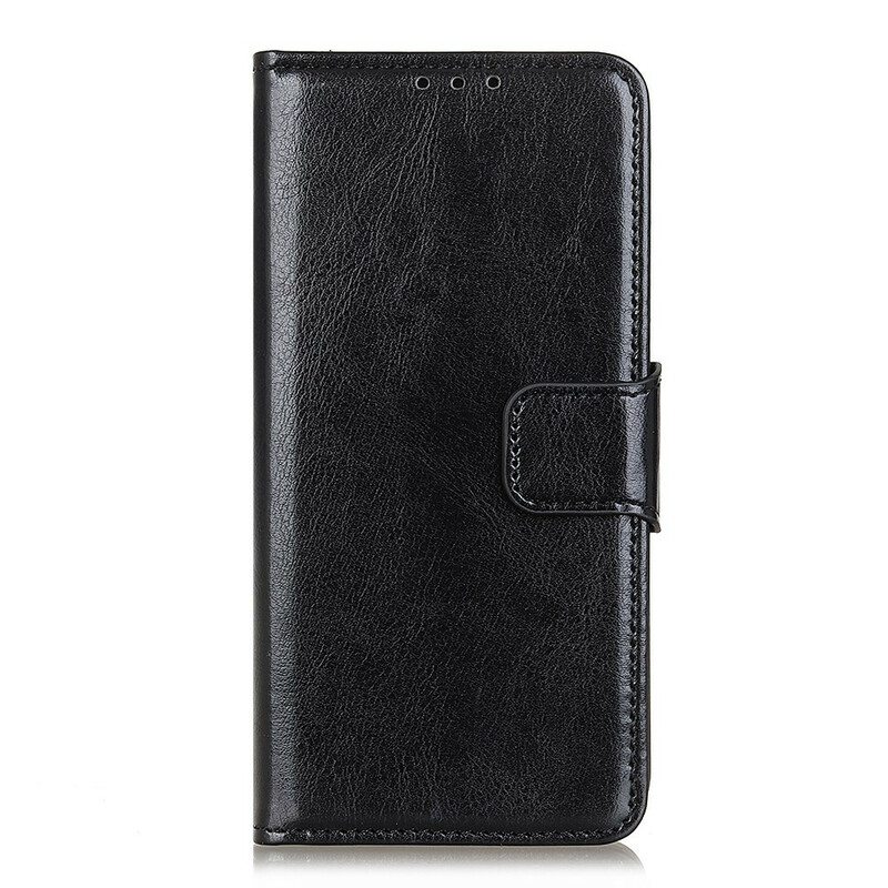 Nahkakotelo Xiaomi Mi 10T Lite Kiiltävä Nahkaefekti
