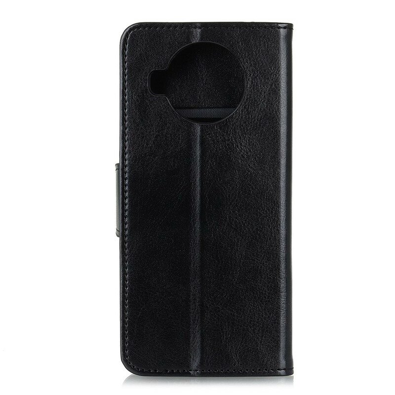 Nahkakotelo Xiaomi Mi 10T Lite Kiiltävä Nahkaefekti