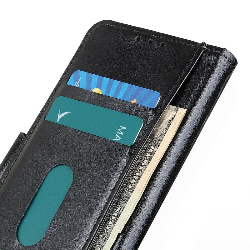 Nahkakotelo Xiaomi Mi 10T Lite Kiiltävä Nahkaefekti