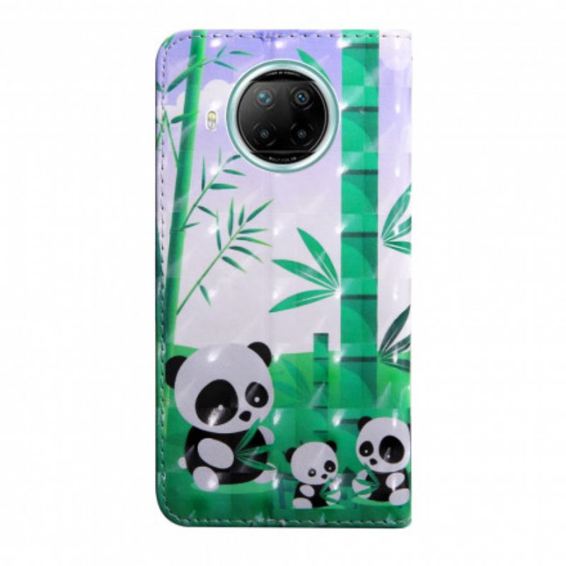 Nahkakotelo Xiaomi Mi 10T Lite Pandan Perhe