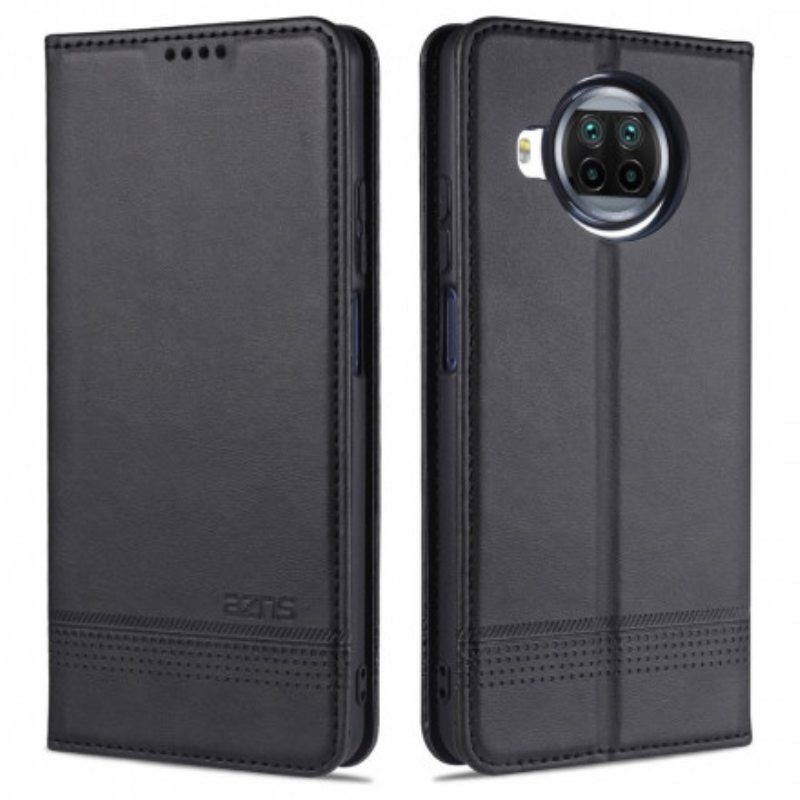 Puhelinkuoret Xiaomi Mi 10T Lite Kotelot Flip Azns-nahkamuotoilu