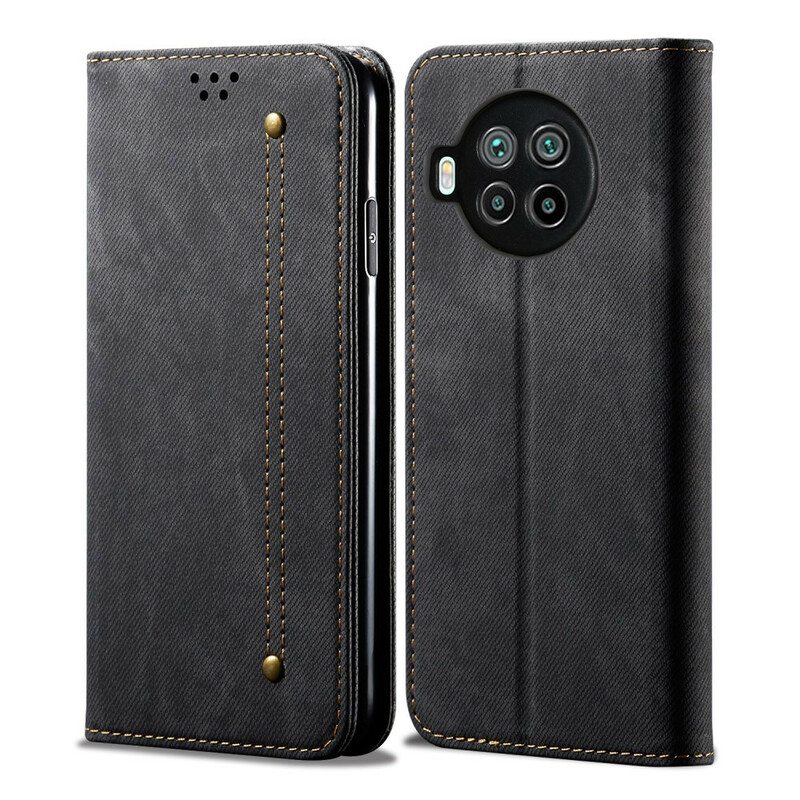 Puhelinkuoret Xiaomi Mi 10T Lite Kotelot Flip Denim Kangas