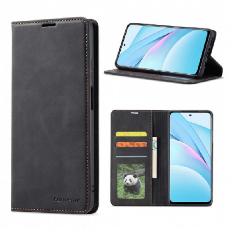 Puhelinkuoret Xiaomi Mi 10T Lite Kotelot Flip Forwenw Nahkaefekti