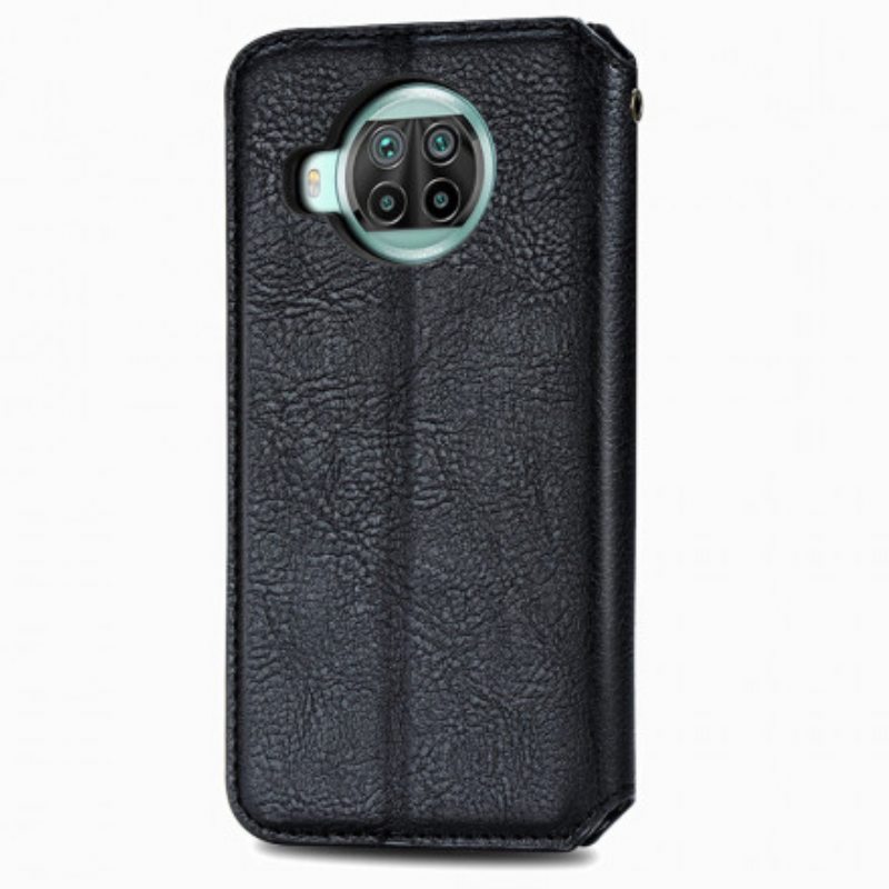 Puhelinkuoret Xiaomi Mi 10T Lite Kotelot Flip Nahkaefekti Diamond Texture