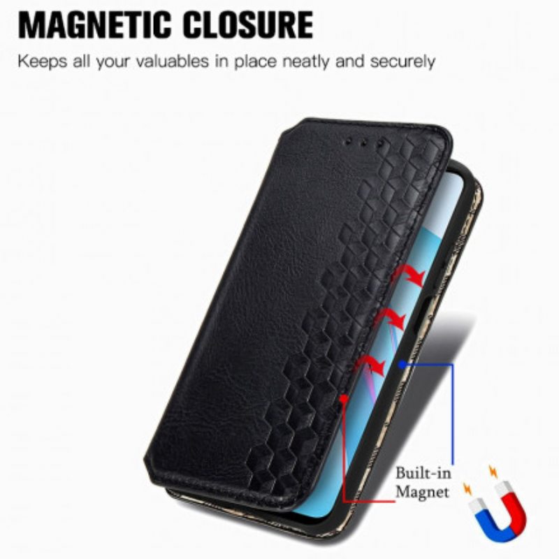 Puhelinkuoret Xiaomi Mi 10T Lite Kotelot Flip Nahkaefekti Diamond Texture