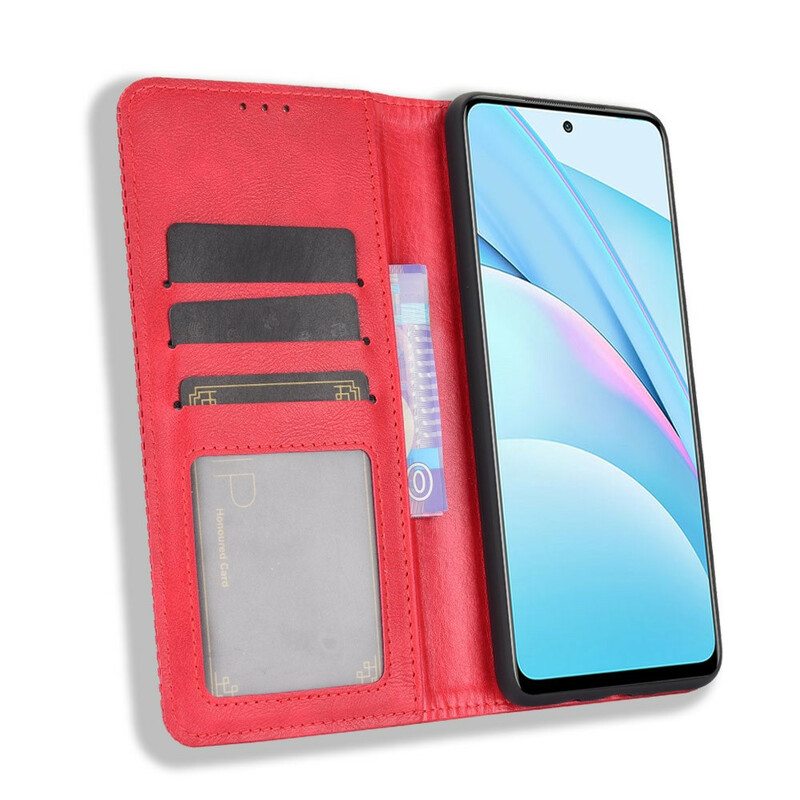 Puhelinkuoret Xiaomi Mi 10T Lite Kotelot Flip Vintage-efekti