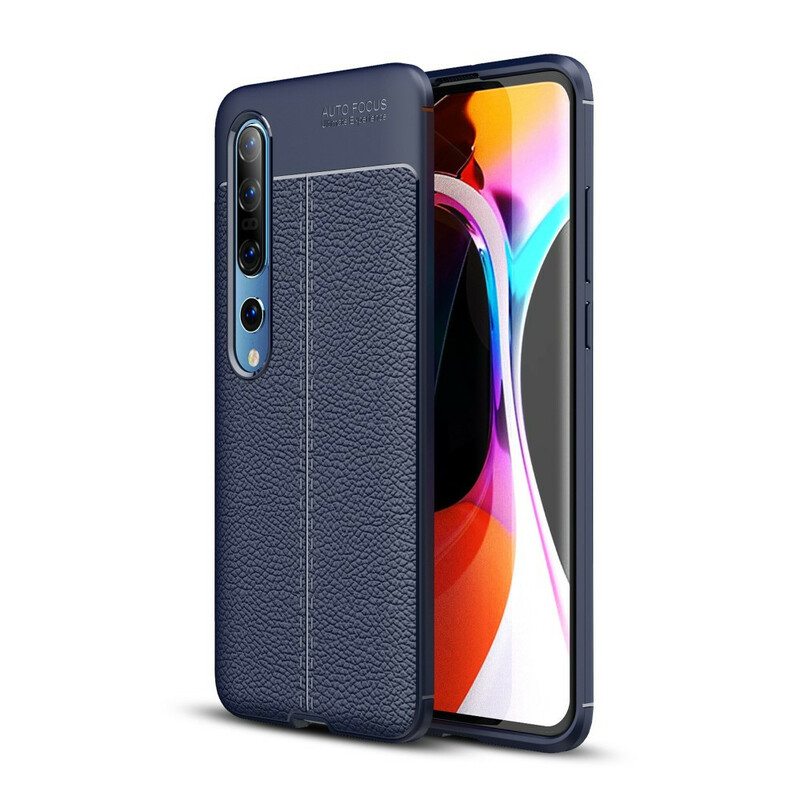 Kuori Xiaomi Mi 10 / 10 Pro Kaksilinjainen Litsi-nahkaefekti