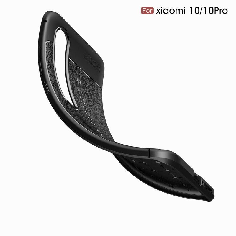 Kuori Xiaomi Mi 10 / 10 Pro Kaksilinjainen Litsi-nahkaefekti
