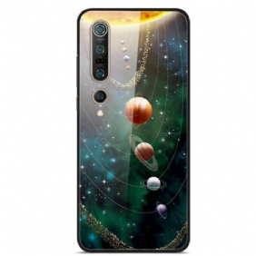 Kuori Xiaomi Mi 10 / 10 Pro Tempered Glass Planets Aurinkokunta