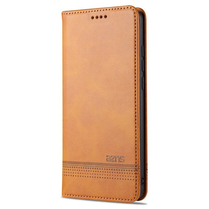 Puhelinkuoret Xiaomi Mi 10 / 10 Pro Kotelot Flip Azns-nahkamuotoilu