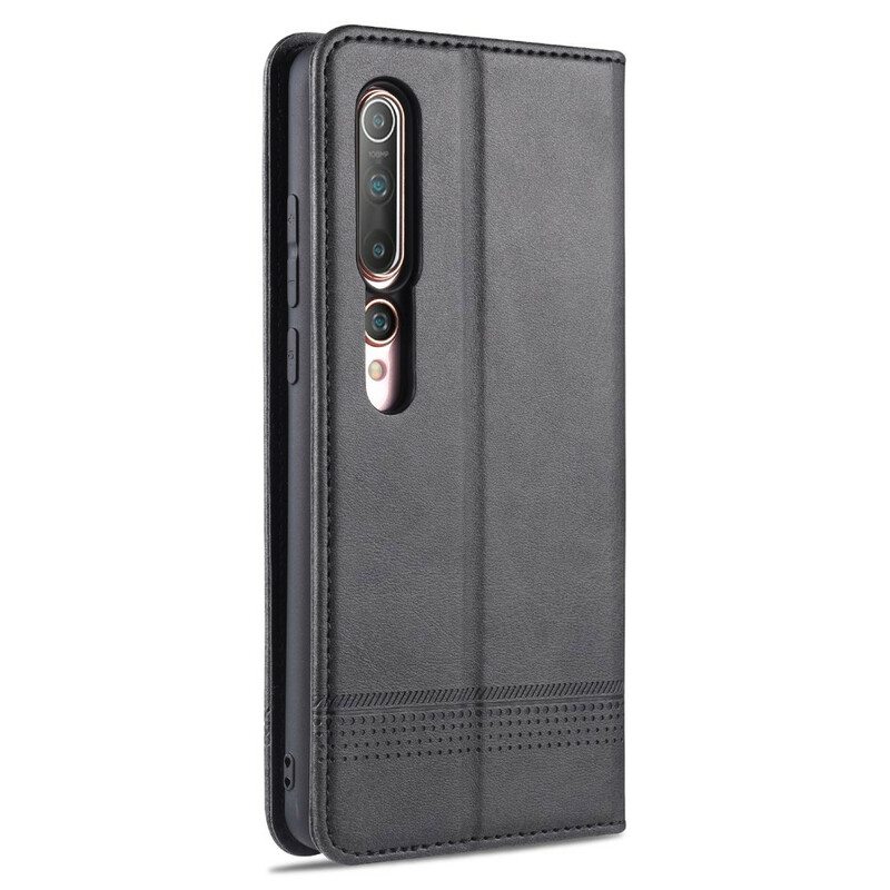 Puhelinkuoret Xiaomi Mi 10 / 10 Pro Kotelot Flip Azns-nahkamuotoilu