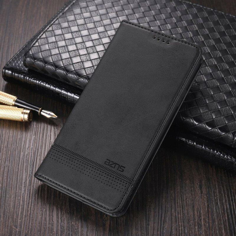Puhelinkuoret Xiaomi Mi 10 / 10 Pro Kotelot Flip Azns-nahkamuotoilu