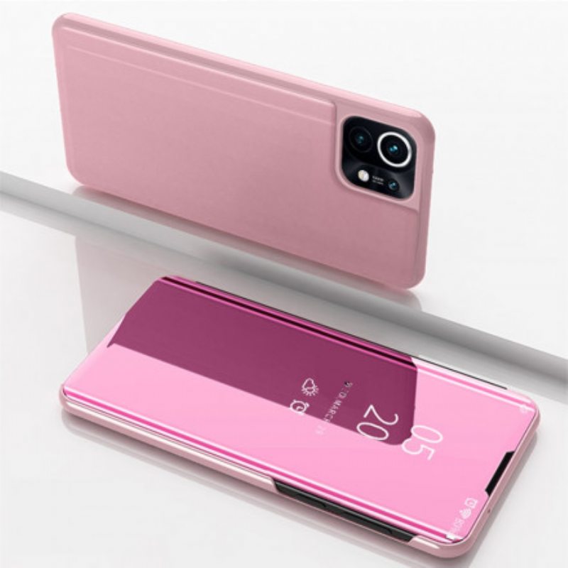 Puhelinkuoret Xiaomi Mi 11 (5G) Peili Ja Keinonahka