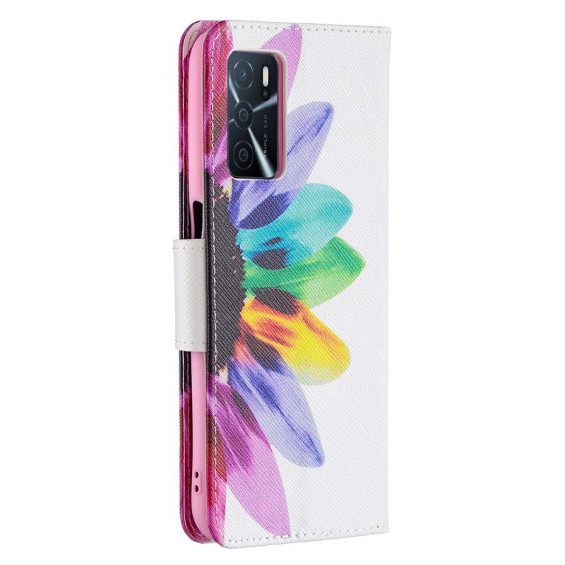 Kotelot Oppo A16 / A16s Akvarelli Kukka