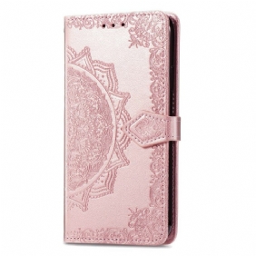Nahkakotelo Oppo A16 / A16s Mandala Keskiaika