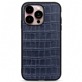 Kuori iPhone 14 Pro Max Aitoa Krokotiilityylistä Nahkaa