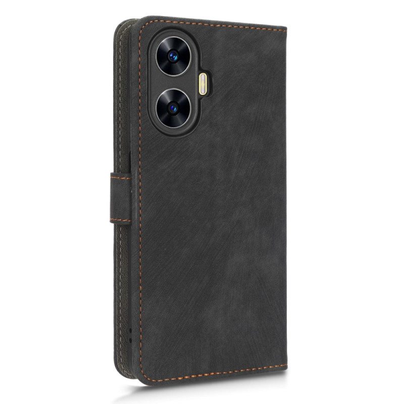 Kotelot Realme C55 Puhelinkuoret Rfid-suojattu Hihnalompakko