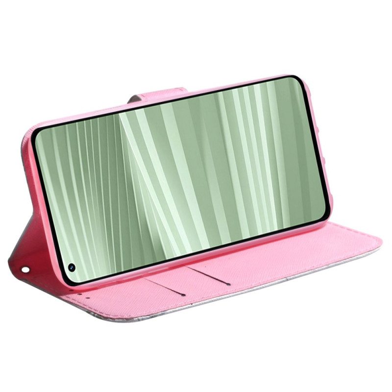 Kotelot Realme C55 Vaaleanpunainen Kukka