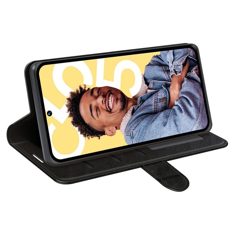 Kuoret Realme C55 Vintage-tekonahkainen Ranneke