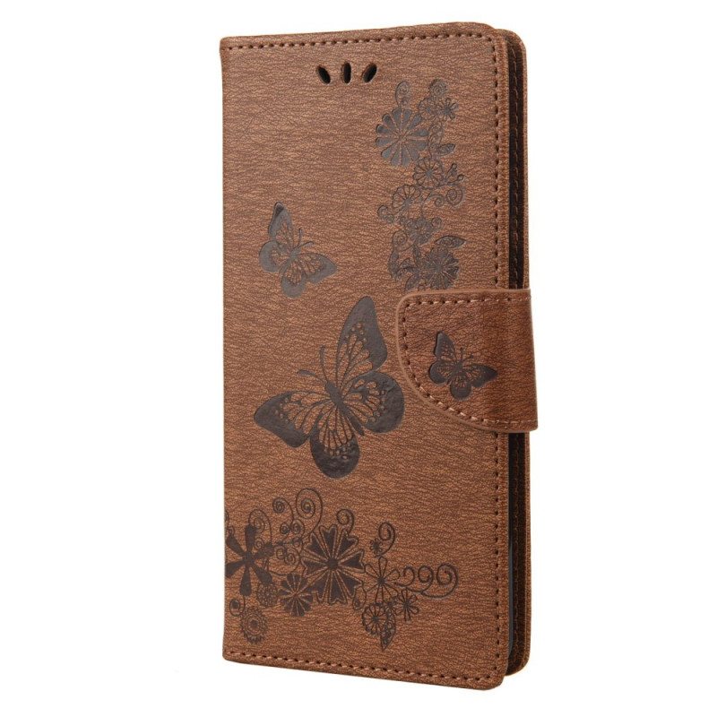 Flip Case Sony Xperia 10 IV Perhosia Lennossa