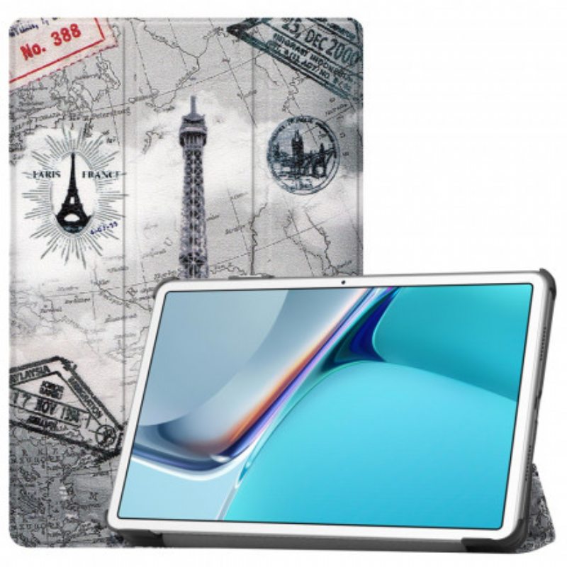Puhelinkuoret Huawei MatePad 11 (2021) Retro Eiffel-torni