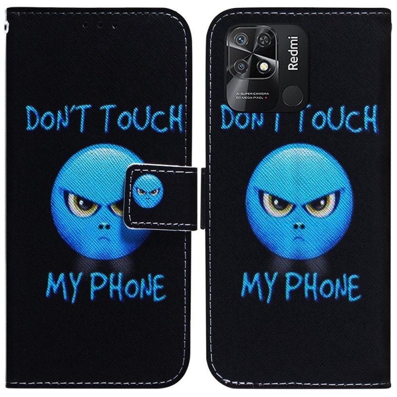 Flip Case Xiaomi Redmi 10C Emoji Puhelin